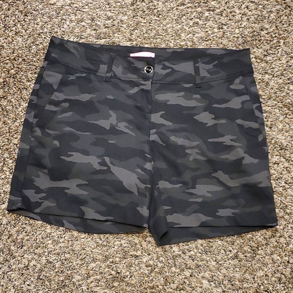 Black Camo Shorts